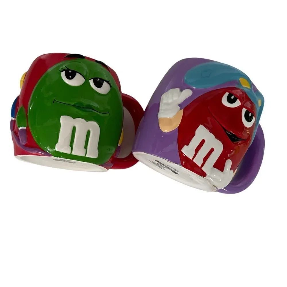 2 M&M Coffee Mugs EUC
